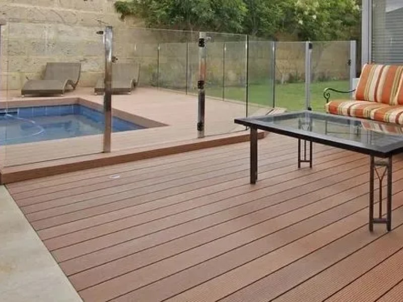 wood plastic composite decking