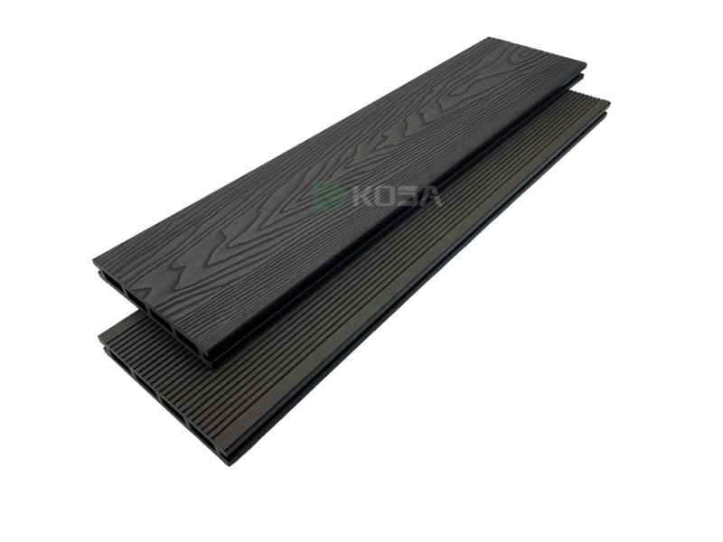 3D embossed composite decking