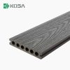 KSD-140Y25 Round holes 3D embossed WPC decking